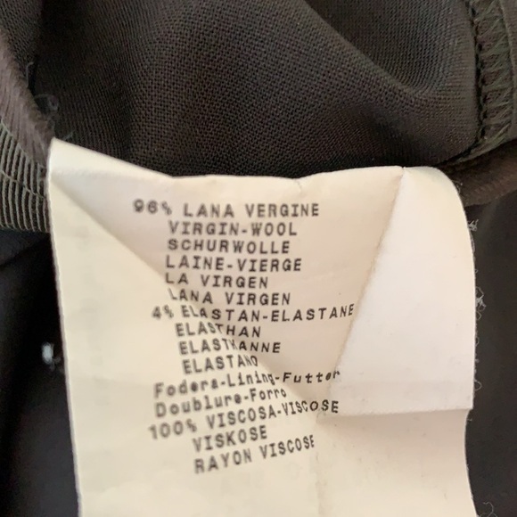 Armani summer light wool straight leg trousers EUC - Picture 8 of 9